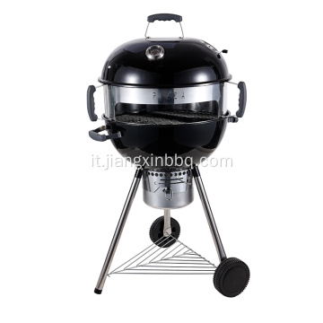 Griglia per barbecue a carbonella da 22,5&quot; stile pizza